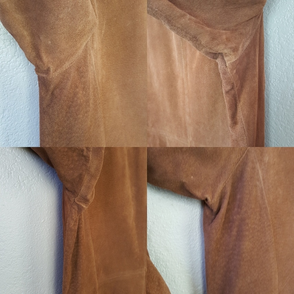 Territory Ahead 100% Leather Dress Country Farmcore Cottagecore Prairie 12 - Picture 6 of 8